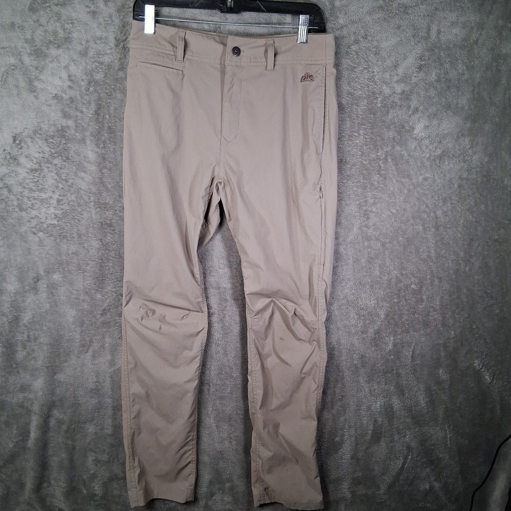 Eastern Mountain Sports Pants Mens 30x32 Khaki Beige Straight Fit Hiking Trail